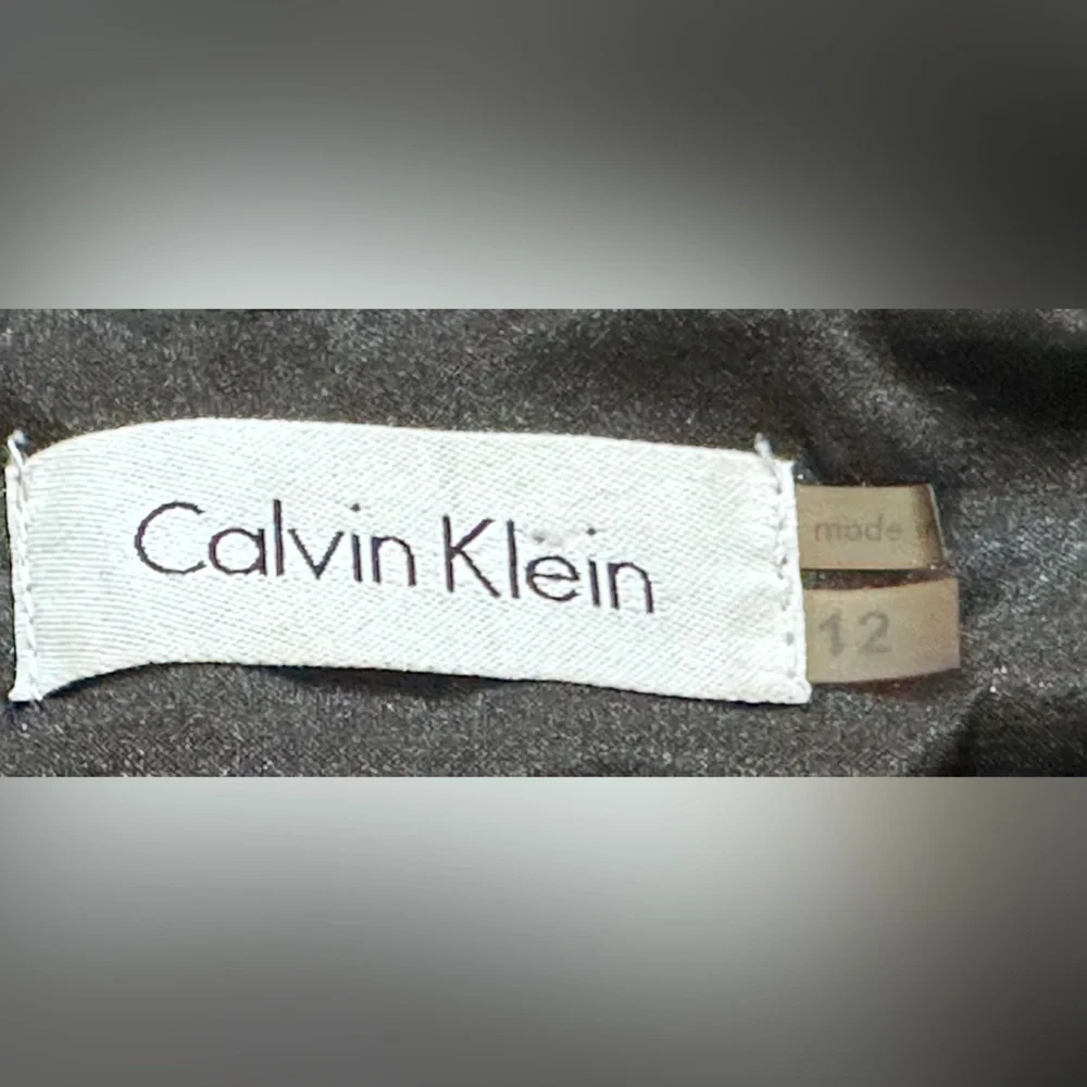 🖤🖤Calvin Klein Women’s Black Ruffle Spaghetti Strap Dress -🖤🖤 - Picture 7 of 9